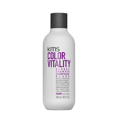 KMS Color Vitality Blonde Shampoo 300ml - Shampooing Anti Jaune