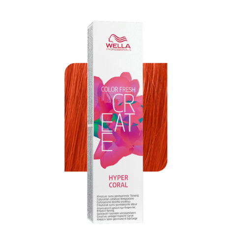 Wella Color Fresh Create Hype Coral 60ml - couleur directe semi-permanente