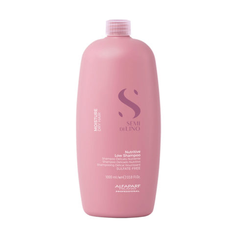 Semi Di Lino Moisture Nutritive Low Shampoo 1000ml - shampooing nourrissant doux pour cheveux secs