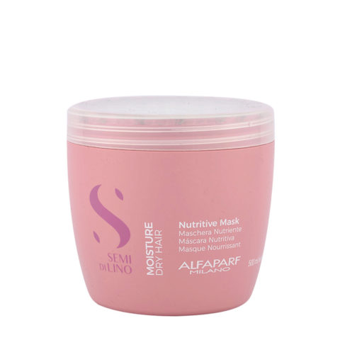 Alfaparf Milano Semi Di Lino Moisture Nutritive Mask 500ml - masque nourrissant pour cheveux secs