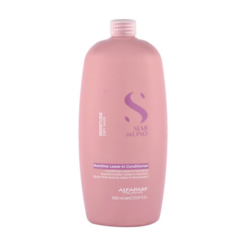 Alfaparf Milano Semi Di Lino Moisture Nutritive Leave-In Conditioner 1000ml - après-shampooing nourrissant sans rinçage