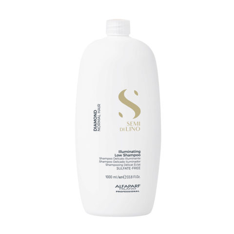 Alfaparf Milano Semi Di Lino Diamond Illuminating Low Shampoo 1000ml - shampooing doux illuminateur pour cheveux normaux