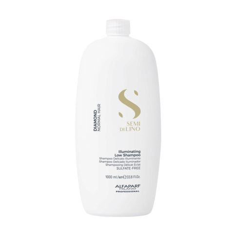 Semi Di Lino Diamond Illuminating Low Shampoo 1000ml - shampooing doux illuminateur pour cheveux normaux