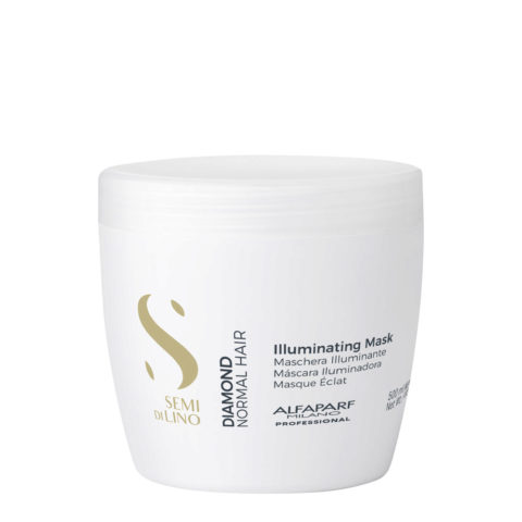 Alfaparf Milano Semi Di Lino Diamond Illuminating Mask 500ml - masque  brillance