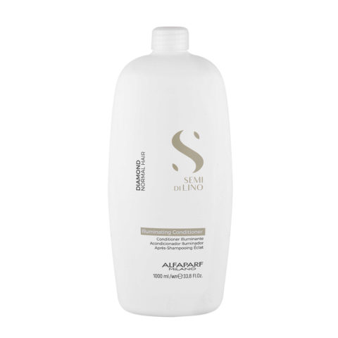 Alfaparf Milnao Semi Di Lino Diamond Illuminating Conditioner 1000ml - après-shampooing illuminateur