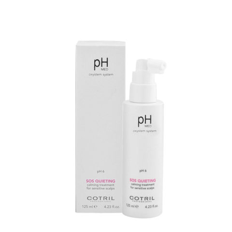 pH Med Sos Quieting Calming Tretament for sensitive scalps 125ml - lotion sensible et sensible