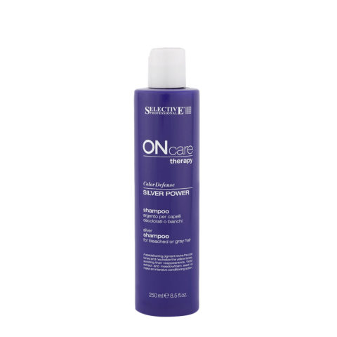 Selective On care Color Defense Silver Power Shampoo 250ml - shampoing anti-jaunissement