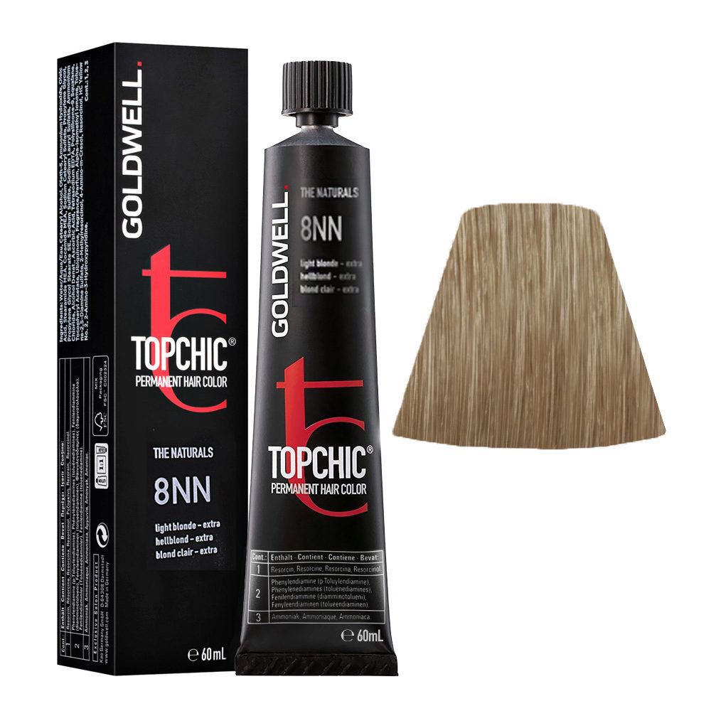8NN Blond clair extra Goldwell Topchic Naturals tb 60ml