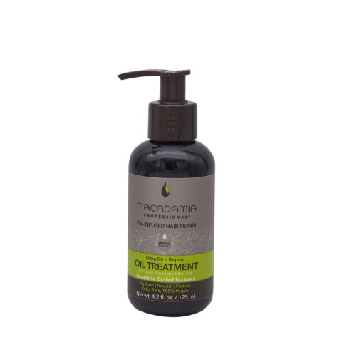 Macadamia Ultra Rich Huile hydratante pour cheveux abîmés et épais 125ml