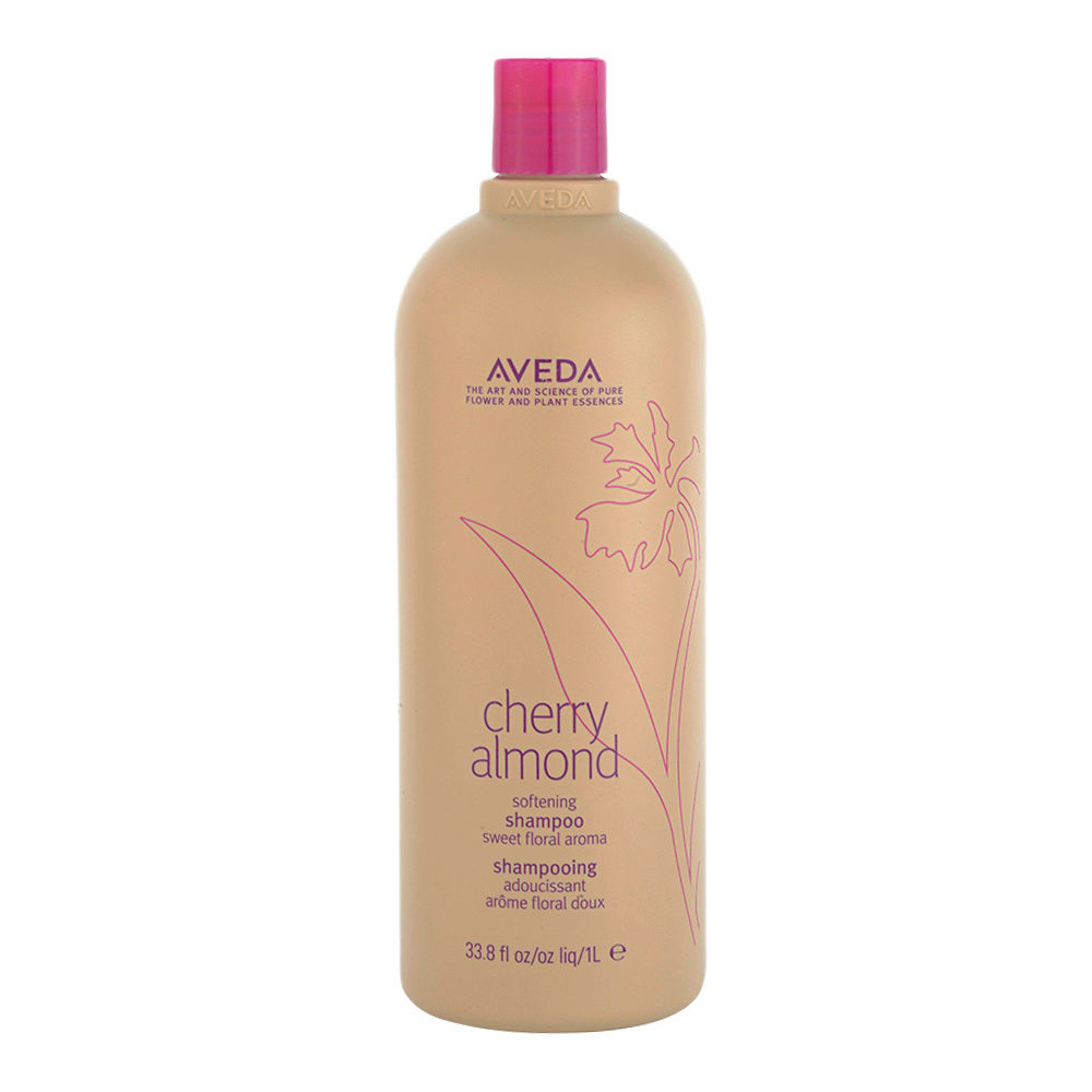 Aveda Cherry Almond Softening Shampoo 1000ml - shampoing hydratant aux amandes