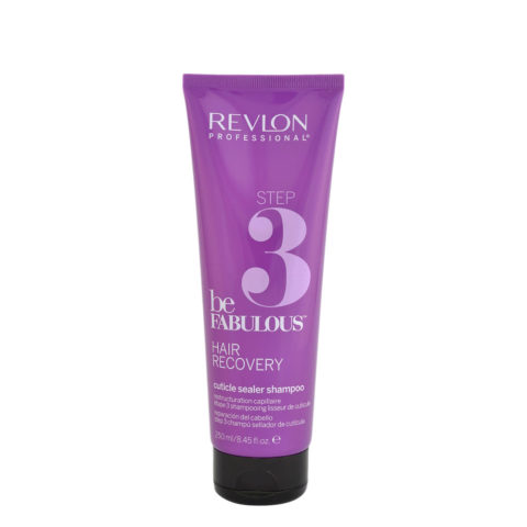 Revlon Be Fabulous Hair Recovery Step 3 Cuticle sealer Shampoo 250ml - shampooing de reconstruction