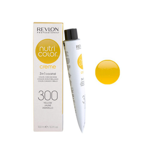 Revlon Nutri Color Creme 300 Jaune 100ml - masque couleur