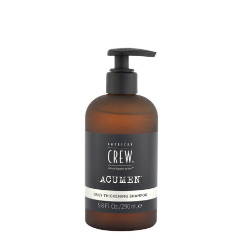 American Crew Acumen Daily Thickening Shampoo 290ml - Cheveux Fins