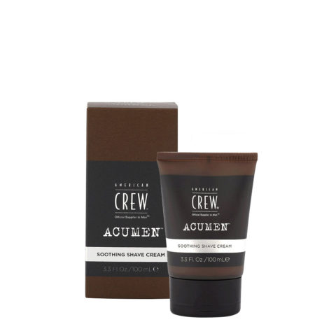 American Crew Acumen Soothing Shave Cream 100ml - Crème De Rasage Hydratante