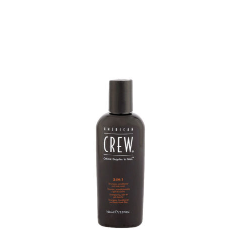 American crew Classic 3 in 1  100ml - shampooing, conditioner et gel douche