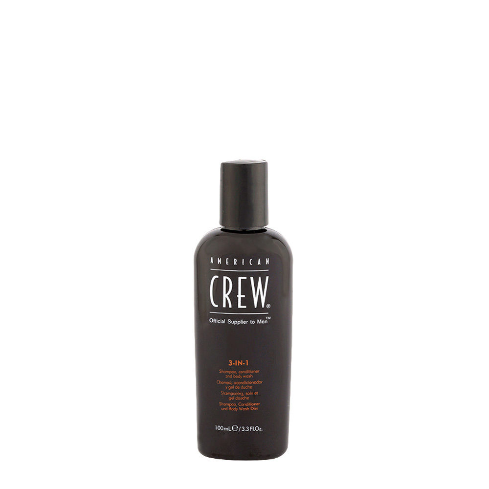 American crew Classic 3 in 1  100ml - shampooing, conditionneur et gel douche