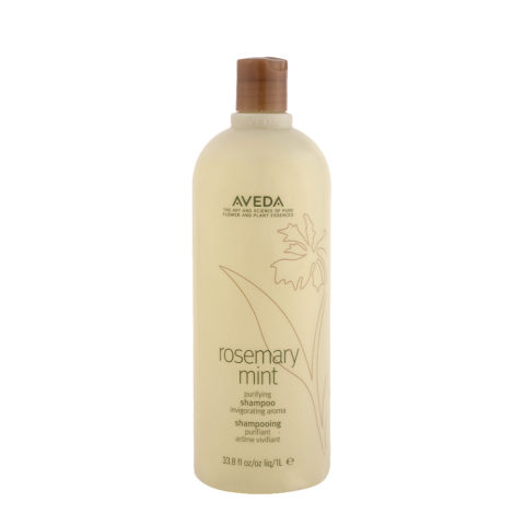 Aveda Rosemary Mint Purifying Shampoo 1000ml - shampooing purifiant aromatique