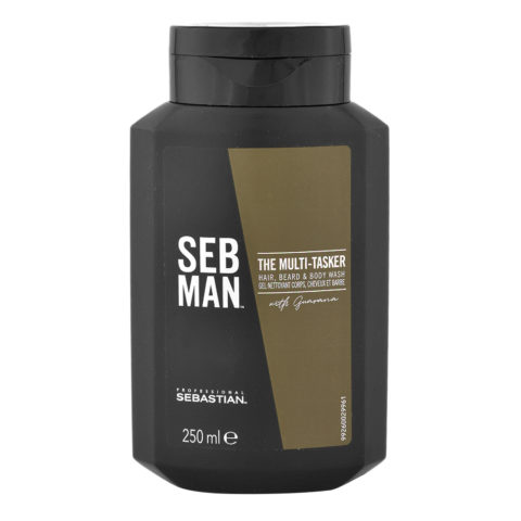 Man The Multitasker Hair Beard & Body Wash 250ml - shampoing cheveux barbe et corps