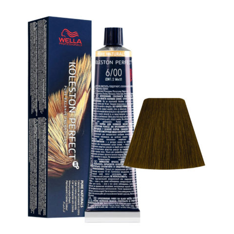 Wella Koleston Perfect Me+ Pure Naturals 6/00 Blond Foncé Naturel 60ml - coloration permanente