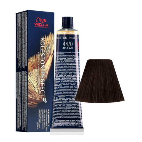 Wella Koleston Perfect Me+ Pure Naturals 44/0 Châtain Moyen Intense 60 ml - coloration permanente