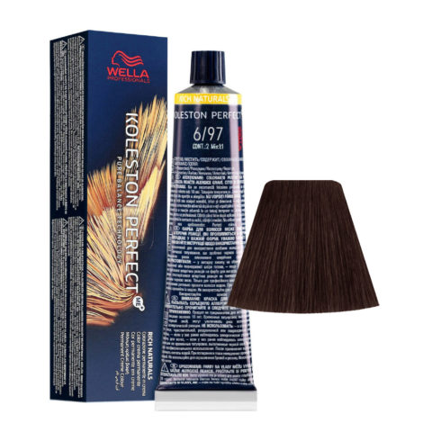 Wella Koleston Perfect Me+ Rich Naturals 6/97 Blond Foncé Cendré Sable 60 ml - coloration permanente