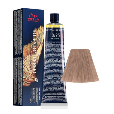 Wella Koleston Perfect Me+ Rich Naturals 10/95 Blond Platine Cendré Acajou 60 ml - coloration permanente