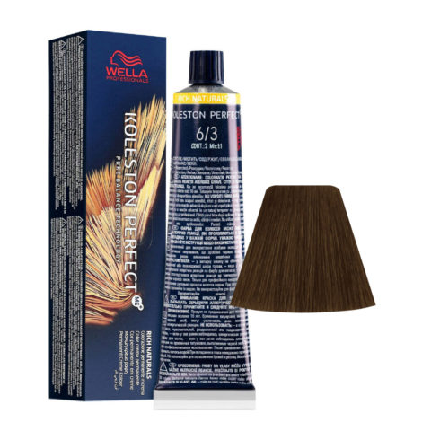 Wella Koleston Perfect Me+ Rich Naturals 6/3 Blond Foncé Doré 60 ml - coloration permanente