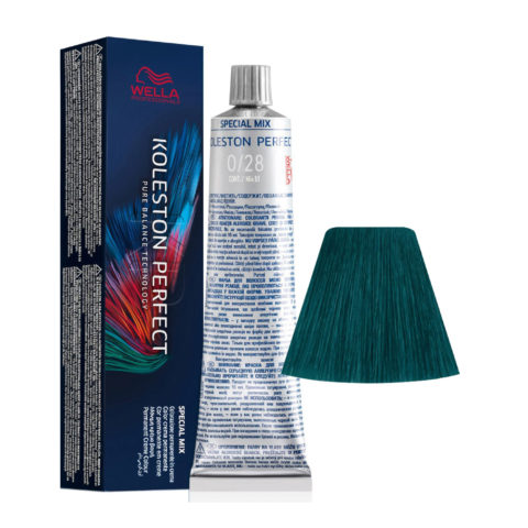 Wella Koleston Perfect Me+ Special Mix 0/28 Pétrole 60ml - coloration permanente