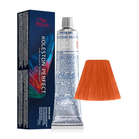 Wella Koleston Perfect Me+ Special Mix 0/43 Cuivre Doré 60ml - coloration permanente