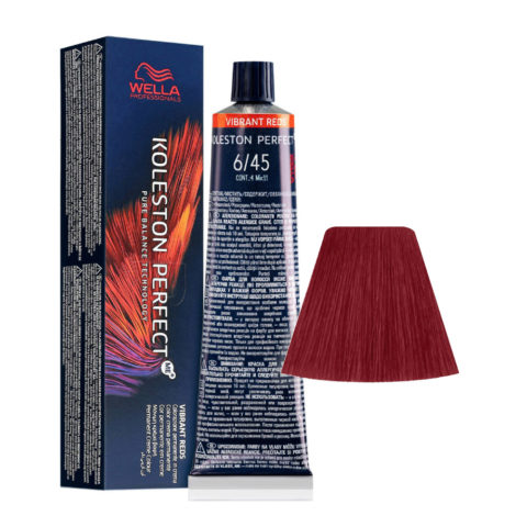 Wella Koleston Perfect Me+ Vibrant Reds 6/45 Blond Foncé Cuivre Acajou 60ml - coloration permanente