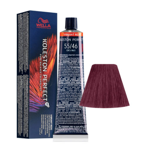 Koleston Perfect Me+ Vibrant Reds 55/46 Châtain Clair Intense Violet Cuivre 60ml - coloration permanente