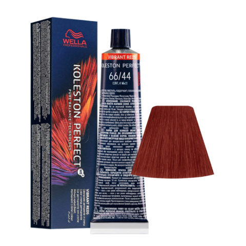 Wella Koleston Perfect Me+ Vibrant Reds 66/44 Blond Foncé Intense Cuivré Intense 60 ml - coloration permanente