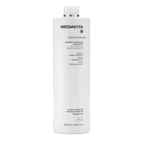 Medavita Cute Lotion Concentrée Anti Hair Loss Treating Shampoo 1000ml - shampoing traitant anti-chute pH 5.5