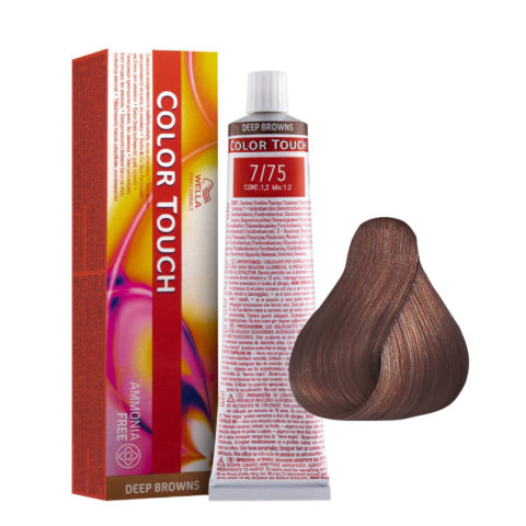 Color Touch Deep Browns 7/75 Blond Moyen Sable Acajou 60ml - couleur semi-permanente sans ammoniaque