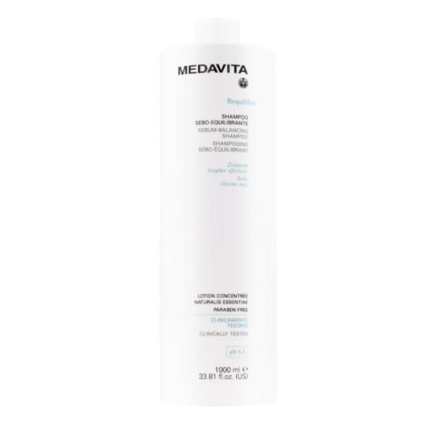 Medavita Cute Requilibre Sebum-Balancing Shampoo 1000ml - shampooing sébo-équilibrant pH 5.5