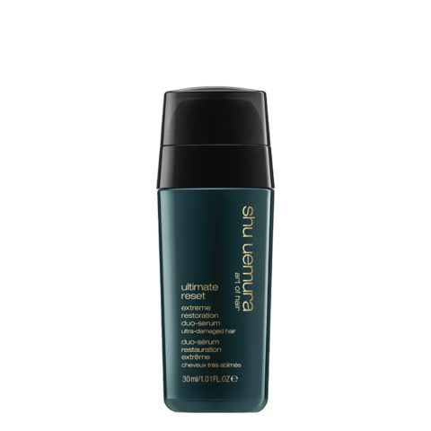 Shu Uemura Ultimate Reset Extreme Restoration Duo Serum 30ml - sérum pour cheveux abîmés