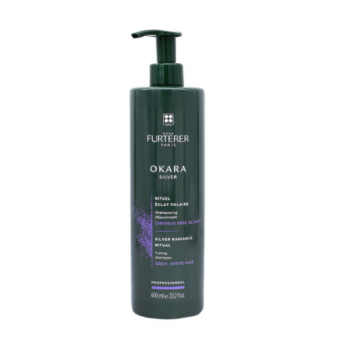 René Furterer Okara Silver Shampoo 600ml - shampoing anti-jaunissement