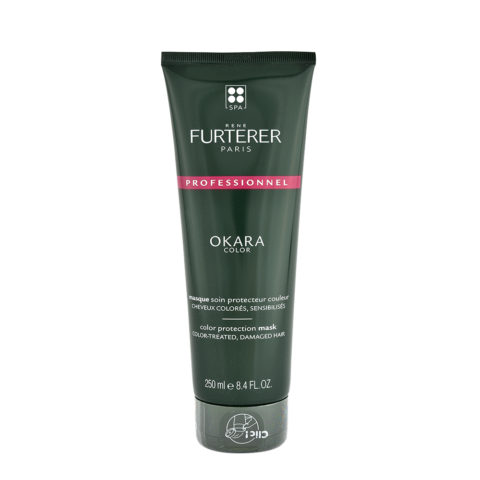 René Furterer Okara Color Masque Soin Protecteur Couleur 250ml- Cheveux Colorés, Sensibilisés