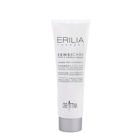 Creattiva Erilia Sensicare Fango Sebo Assorbente 300ml - traitement rééquilibrant du cuir chevelu