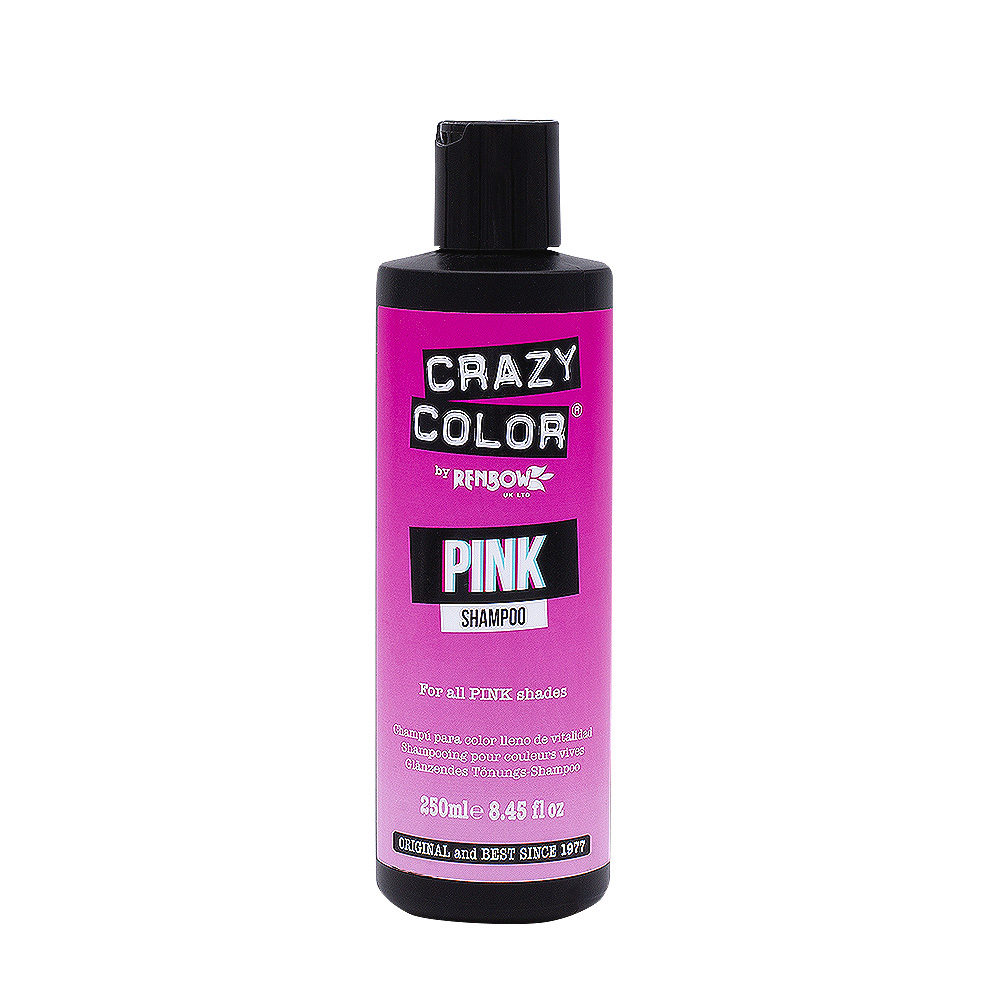 Crazy Color Shampoo Pink 250ml - Shampooing pour cheveux roses