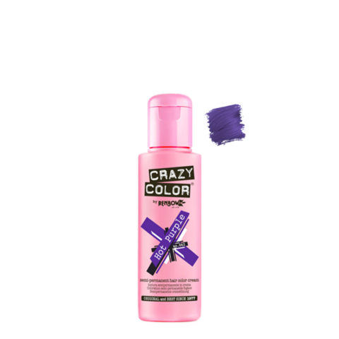 Crazy Color Hot Purple no 62, 100ml - Crème colorante violet foncé