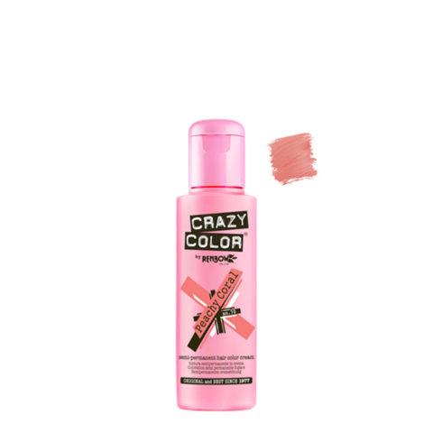 Crazy Color Peachy Coral no 70, 100ml - crème colorante pêche au corail