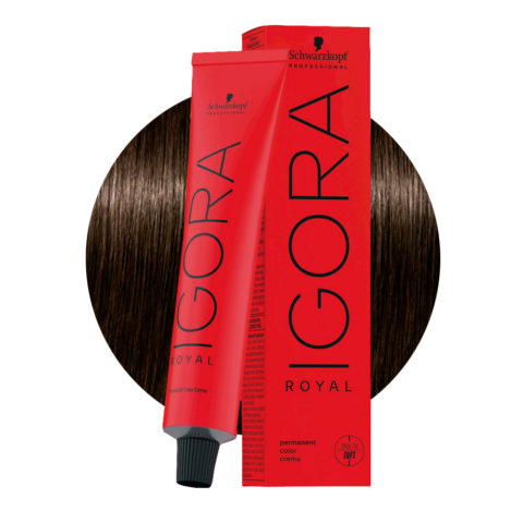 Schwarzkopf Igora Royal 4-0 Marron Moyen 60ml - coloration permanente