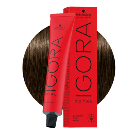 Schwarzkopf Igora Royal 5-0 Marron Clair 60ml - coloration permanente