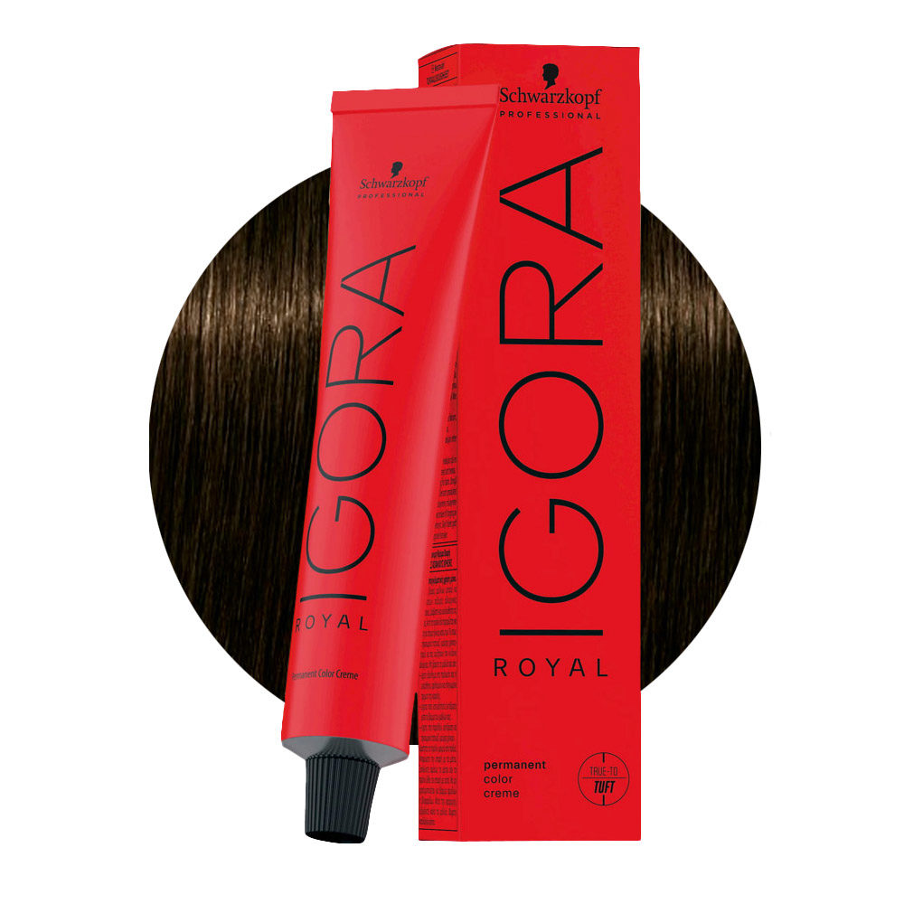 Schwarzkopf Igora Royal 4-63 Marron Moyen Chocolat Matt 60ml - coloration permanente