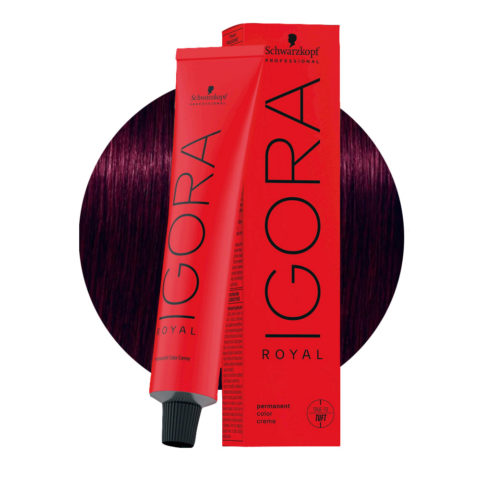 Schwarzkopf Igora Royal 4-99 Châtain Moyen Extra Violet 60ml  - coloration permanente