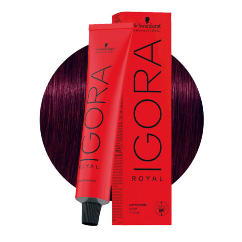 Schwarzkopf Igora Royal 4-99 Châtain Clair Extra Violet 60ml  - coloration permanente