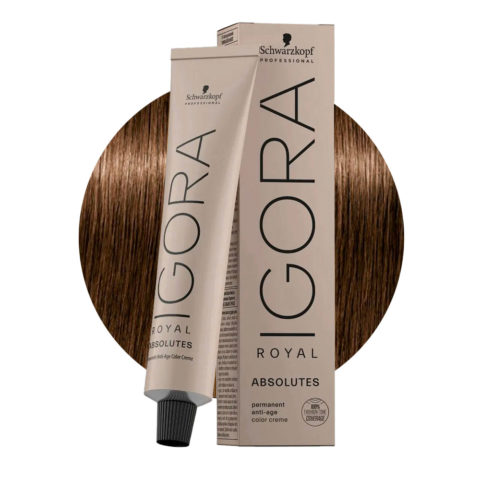 Schwarzkopf Igora Royal Absolutes  5-50 Marron Clair Doré Naturel 60ml - coloration permanente