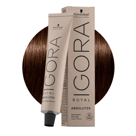 Schwarzkopf Igora Royal Absolutes 4-60 Marron Moyen Chocolat Naturel 60ml - coloration permanente