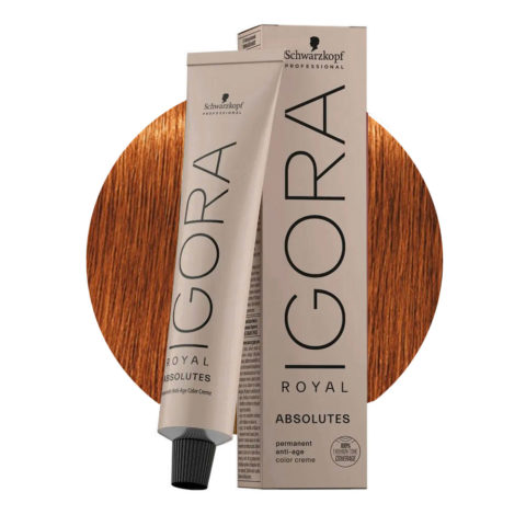 Schwarzkopf Igora Royal Absolutes  7-70 Blond Moyen Cuivre Naturel 60ml - coloration permanente